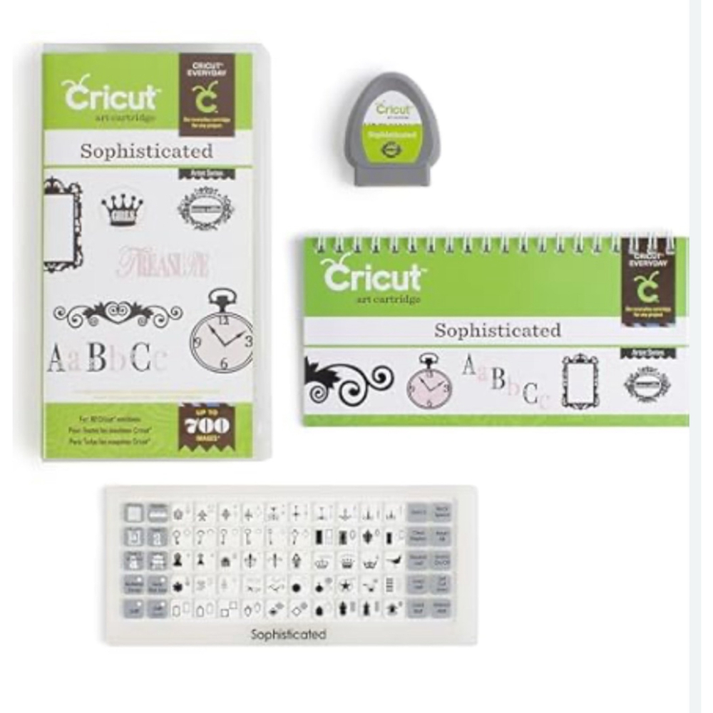 New Sealed Box Cricut Cartridge SOPHISTICATED